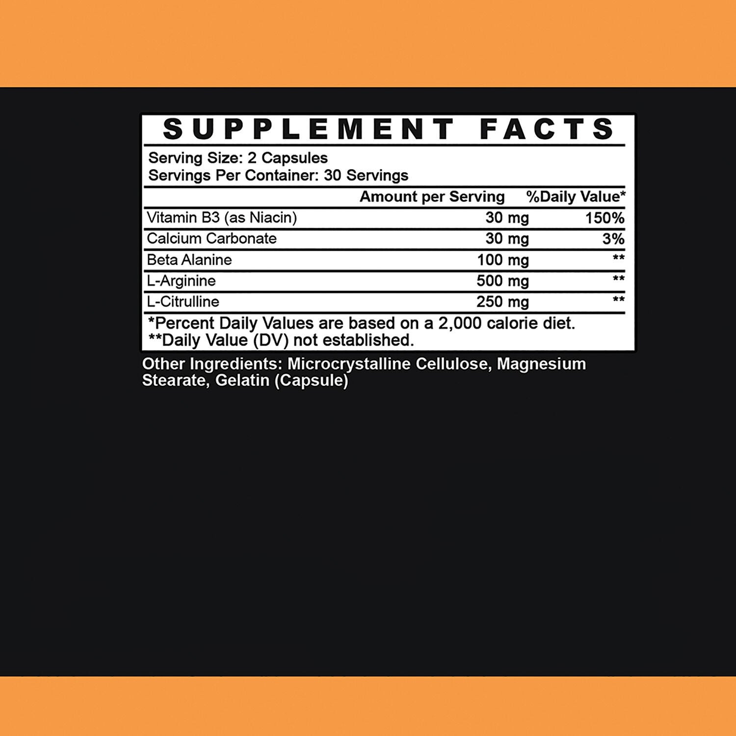 Monster Girl NO Nitric Oxide Boost - 60 Capsules (30 Servings)